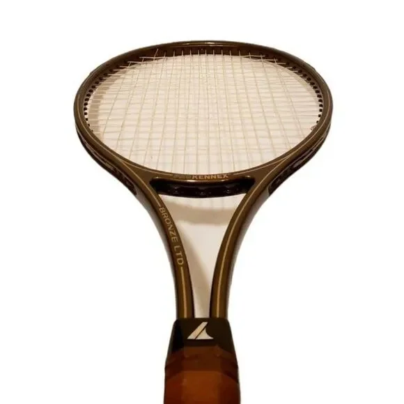 Pro Kennex Bronze LTD Vintage Graphite Oversize Tennis Racket 4 1/2 Cover EUC - Picture 5 of 12